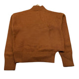 MANILA GRACE maglia mezzocollo tinta unita con logo Tabacco per Bambina MFJF24M168 TABACCO MANILA GRACE 