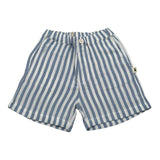 Petit Indi Bermuda Fantasia A Righe Bicolore per Bambino SS25BK7938 AZZURRO PETIT INDI 