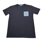 Siviglia T-Shirt Girocollo Tinta Unita con Taschino per Bambino SVJTS17210 BLU SIVIGLIA 