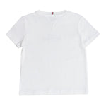 Tommy Hilfiger T-Shirt Girocollo Tina Unita con Stampa per Bambino KG0KG08524 BIANCO TOMMY HILFIGER 