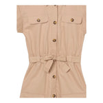 Liu Jo Set Abito Tinta Unita-Cintura per Bambina GA5026 BEIGE LIU JO 