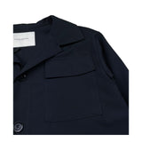 Paolo Pecora Camicia Manica Lunga Tinta Unita con Tasconi per Bambino PP4193 BLU PAOLO PECORA 