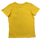 Name.It T-Shirt Girocollo Tinta Unita Con Stampa Giallo Per Bambino