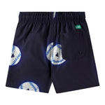 Scotch & Shrunk Costume Tinta Unita con Stampa per Bambino 179429 BLU SCOTCH & SHRUNK 