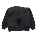 MOUSSE felpa tinta unita con zip e cappuccio Nero per Bambina HKFZ362B NERO MOUSSE 