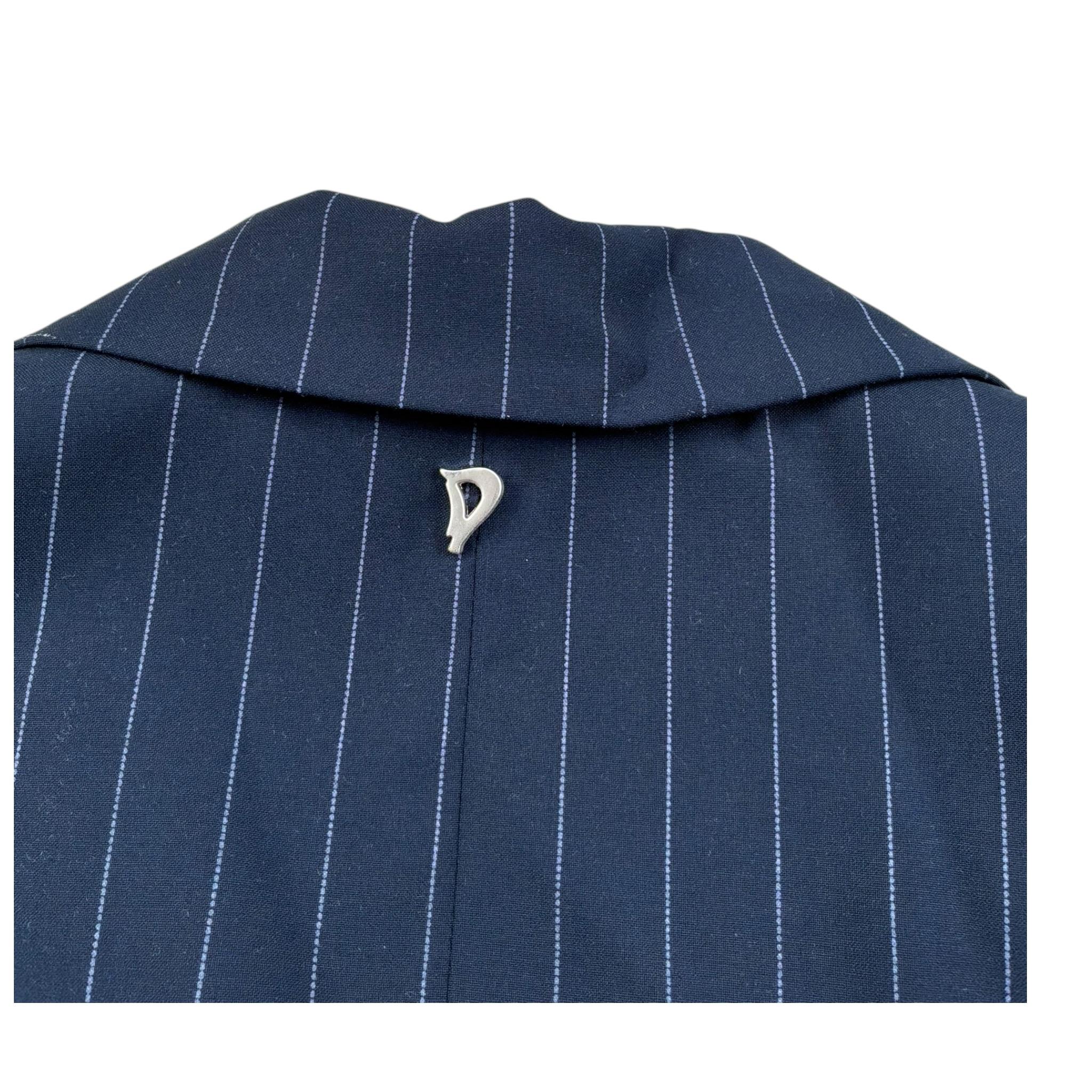 Dondup Gilet Tinta Unita Modello Crop per Bambina DFGL002 BLU DONDUP 