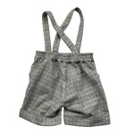 LE BEBE' salopettes tinta unita con fantasia a righe Grigio per Neonato LBB5219 GRIGIO LE BEBE' 