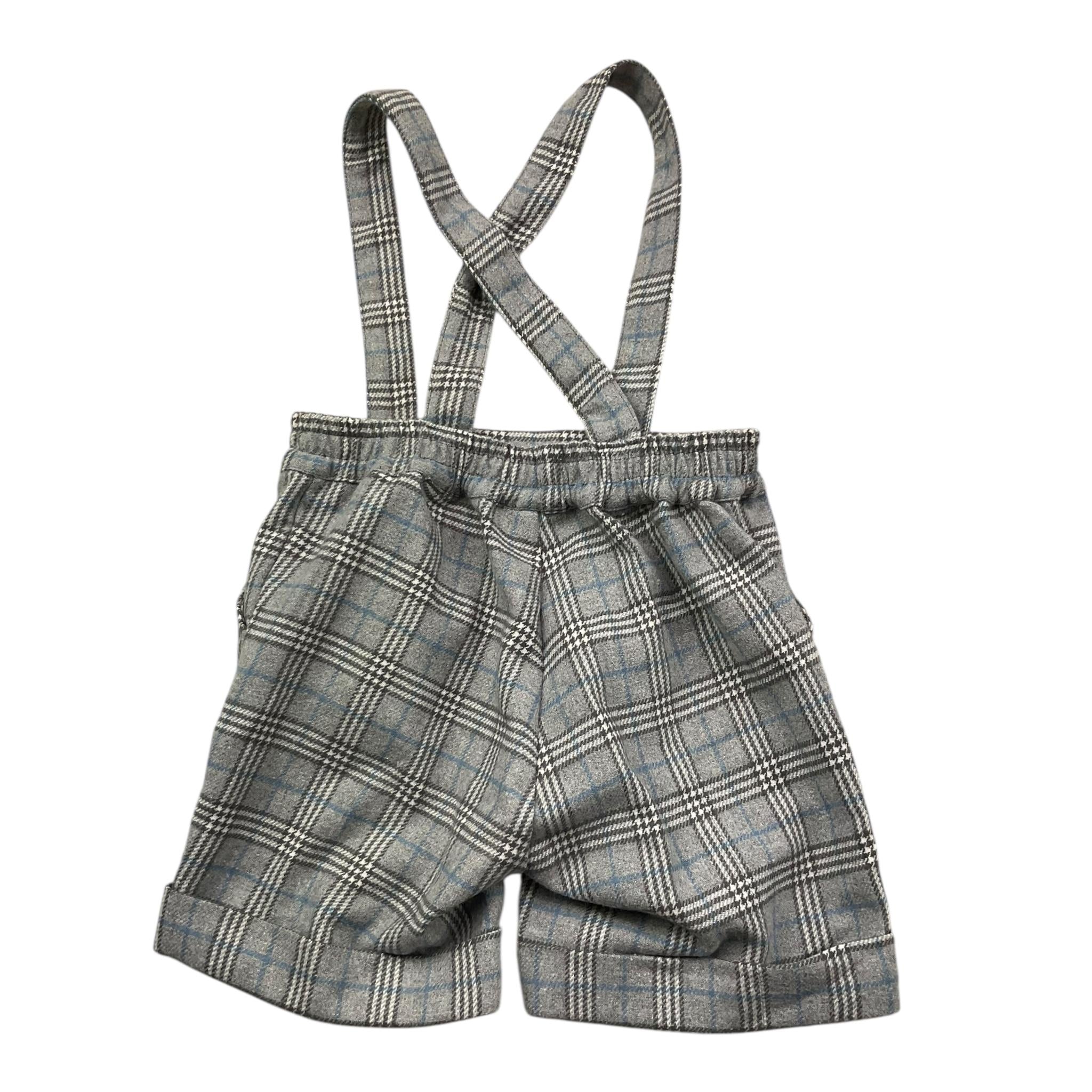 LE BEBE' salopettes tinta unita con fantasia a righe Grigio per Neonato LBB5219 GRIGIO LE BEBE' 