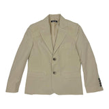 Never Too Complete Einfarbige Jacke-Beige Hose für Jungen