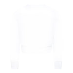 Diesel Felpa Chiusa Girocollo Tinta Unita con Logo per Bambina J01826XX PANNA DIESEL 