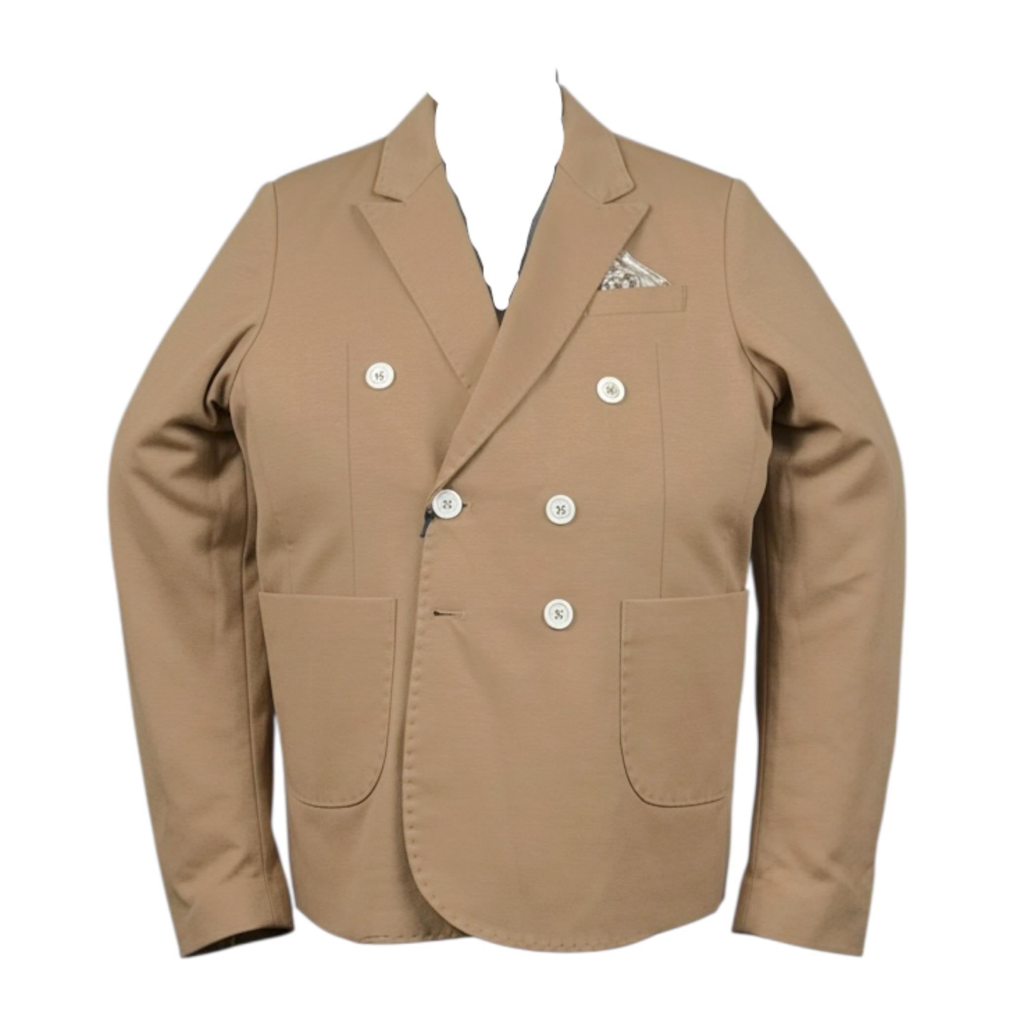 Emanuel Pris Giacca Tinta Unita con Bottoni per Bambino EGC1074R MARRONE EMANUEL PRIS 