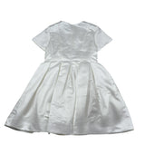 Simonetta Abito Cerimonia Tinta Unita Mezza Manica per Bambina SS1A51 BIANCO SIMONETTA 
