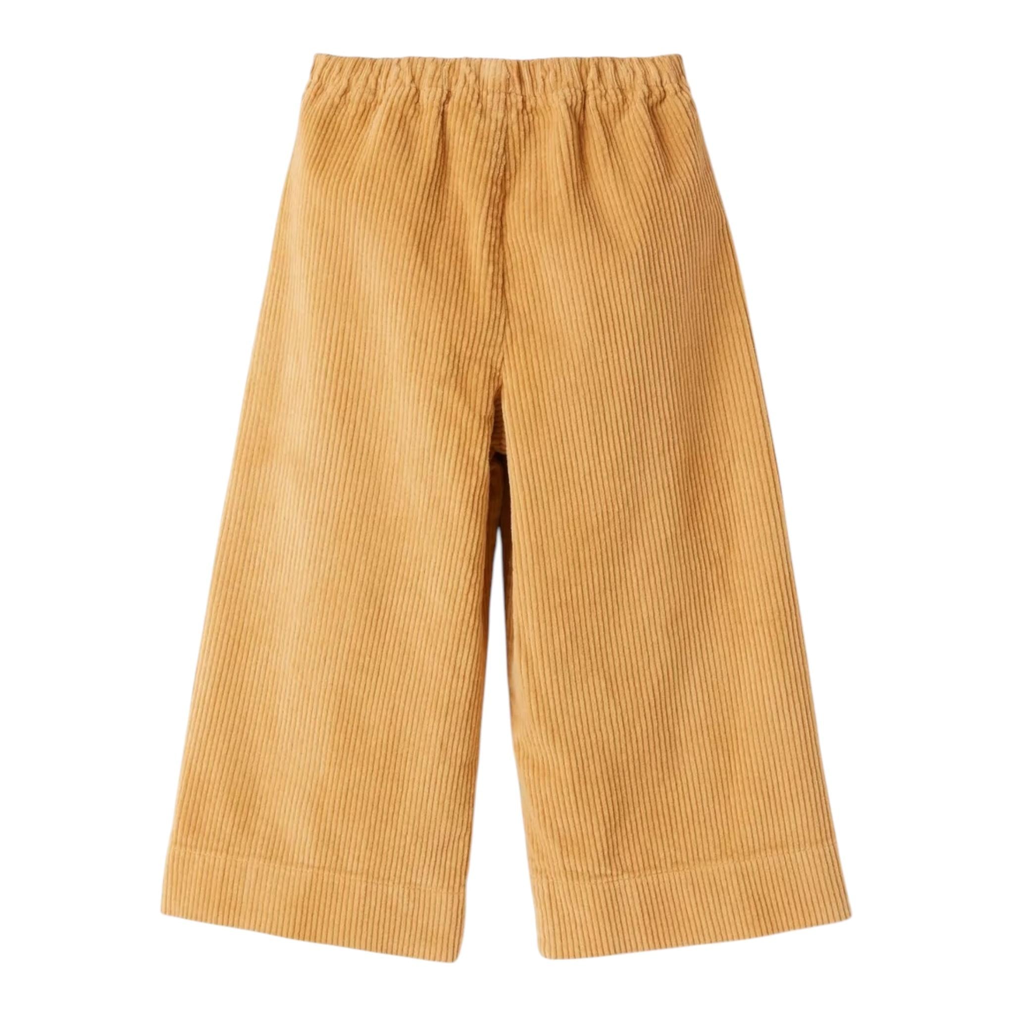IL GUFO pantalone modello a palazzo tinta unita a costine Cammello per Neonata A24PL242V6012N CAMMELLO IL GUFO 