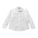 Nazareno Gabrielli Camicia Tinta Unita Manica Lunga per Bambino NGP16B BIANCO NAZARENO GABRIELLI 