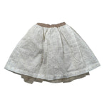 Zhoe & Tobiah Gonna Tinta Unita con Elastico In Vita per Bambina LYB3FJ PANNA ZHOE & TOBIAH 