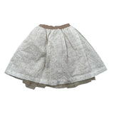 Zhoe & Tobiah Gonna Tinta Unita con Elastico In Vita per Bambina LYB3FJ PANNA ZHOE & TOBIAH 