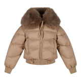 FUN & FUN giubbino tinta unita con colletto pelliccia Biscotto per Bambina FBJK00153 BISCOTTO FUN & FUN 