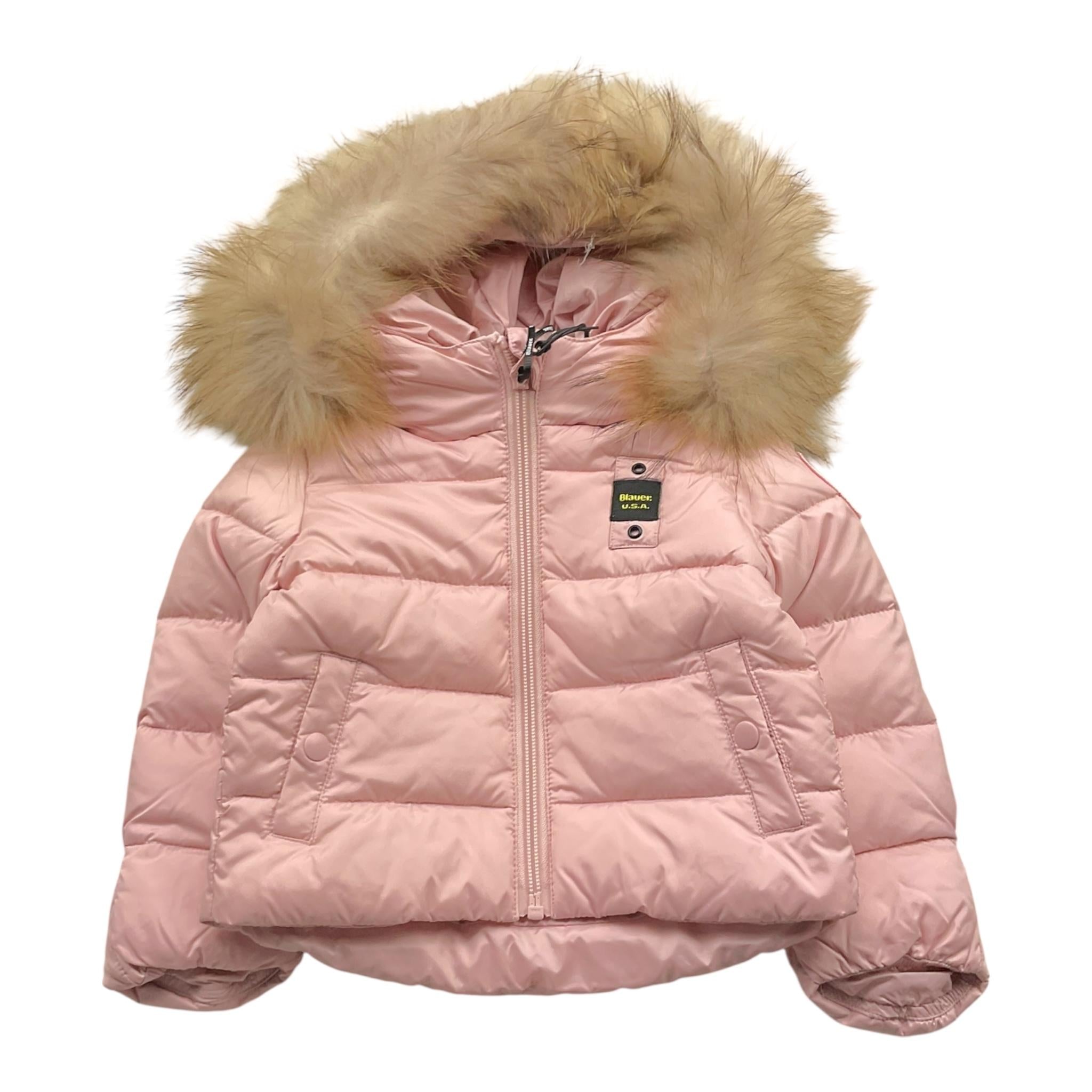 BLAUER giubbino tinta unita con zip e cappuccio Rosa per Neonata 24WBBXC02550XX ROSA BLAUER 