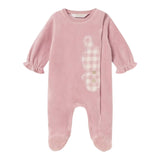 MAYORAL tutina manica lunga tinta unita in ciniglia Rosa per Neonata 2781XX ROSA MAYORAL 