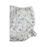 Wedoble Culotte Tinta Unita con Stampe per Neonata V2504721E BIANCO WEDOBLE 