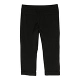 Msgm Einfarbige Hose mit elastischer Taille Schwarz für Jungen