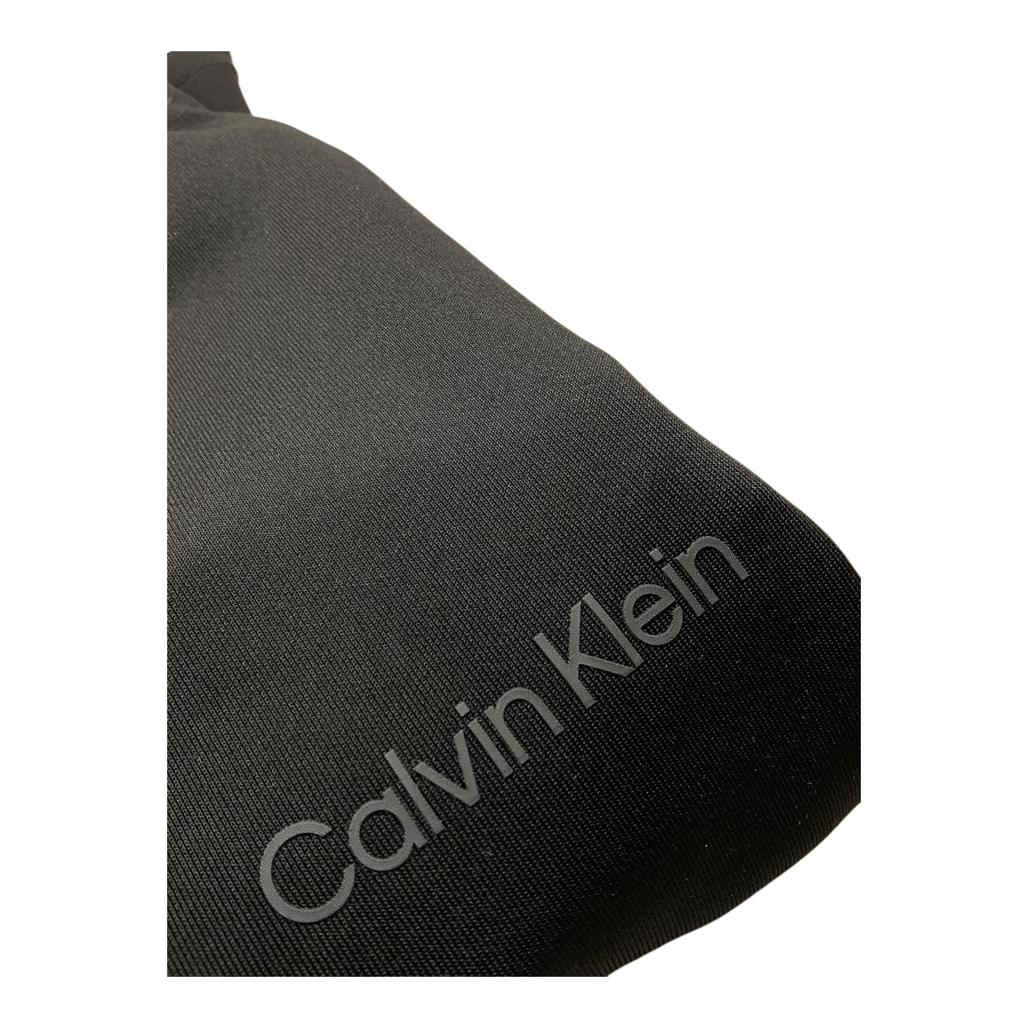 Calvin Klein Pantalone Tinta Unita con Elastico In Vita per Bambino IB0IB02347 NERO CALVIN KLEIN 