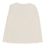 Liu Jo Shirt Girocollo Tinta Unita con Stampa Brillantinata per Bambina GF4093J BIANCO LIU JO 