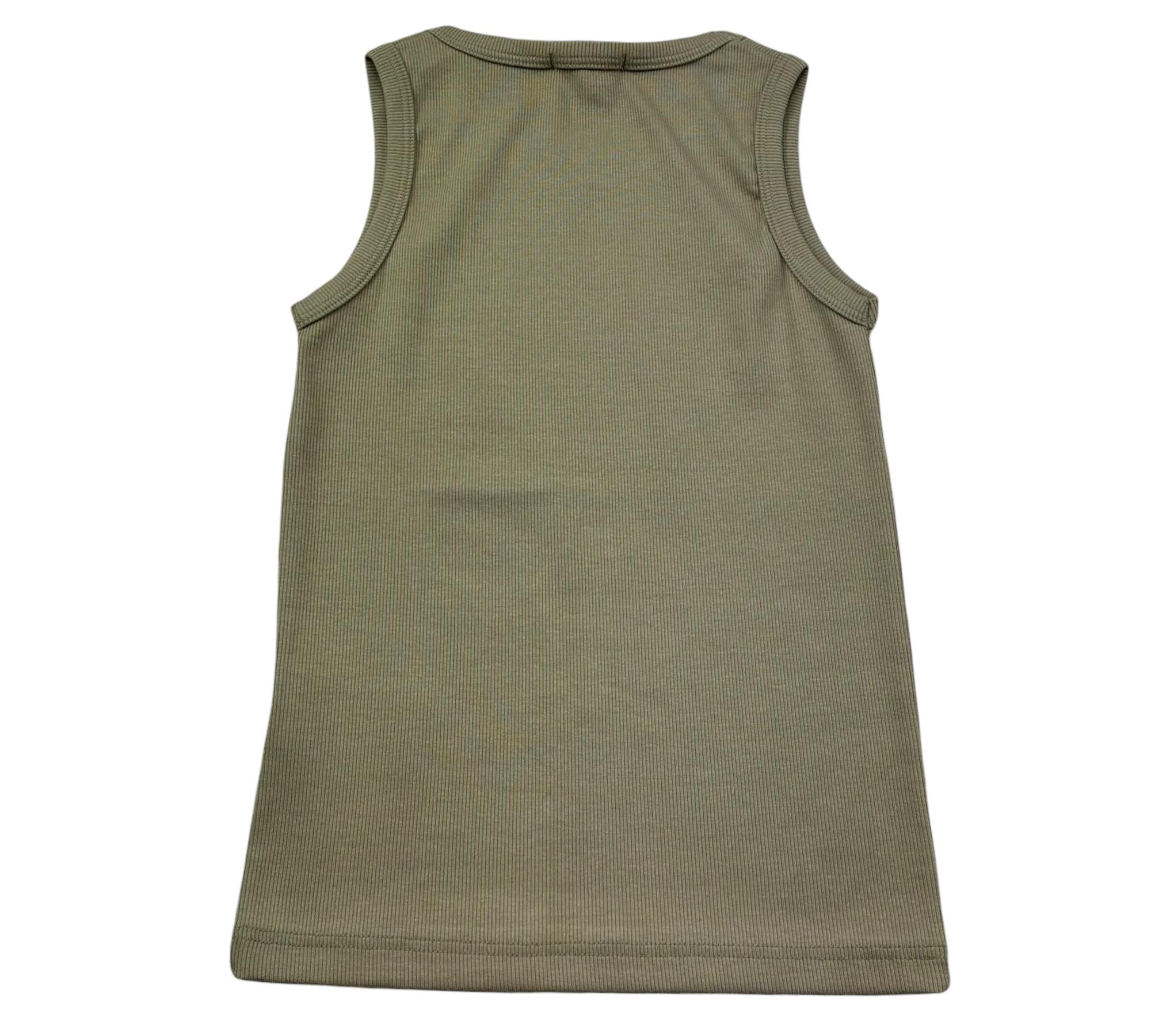 Paolo Pecora Canotta Girocollo Tinta Unita per Bambino PP4269 VERDE PAOLO PECORA 