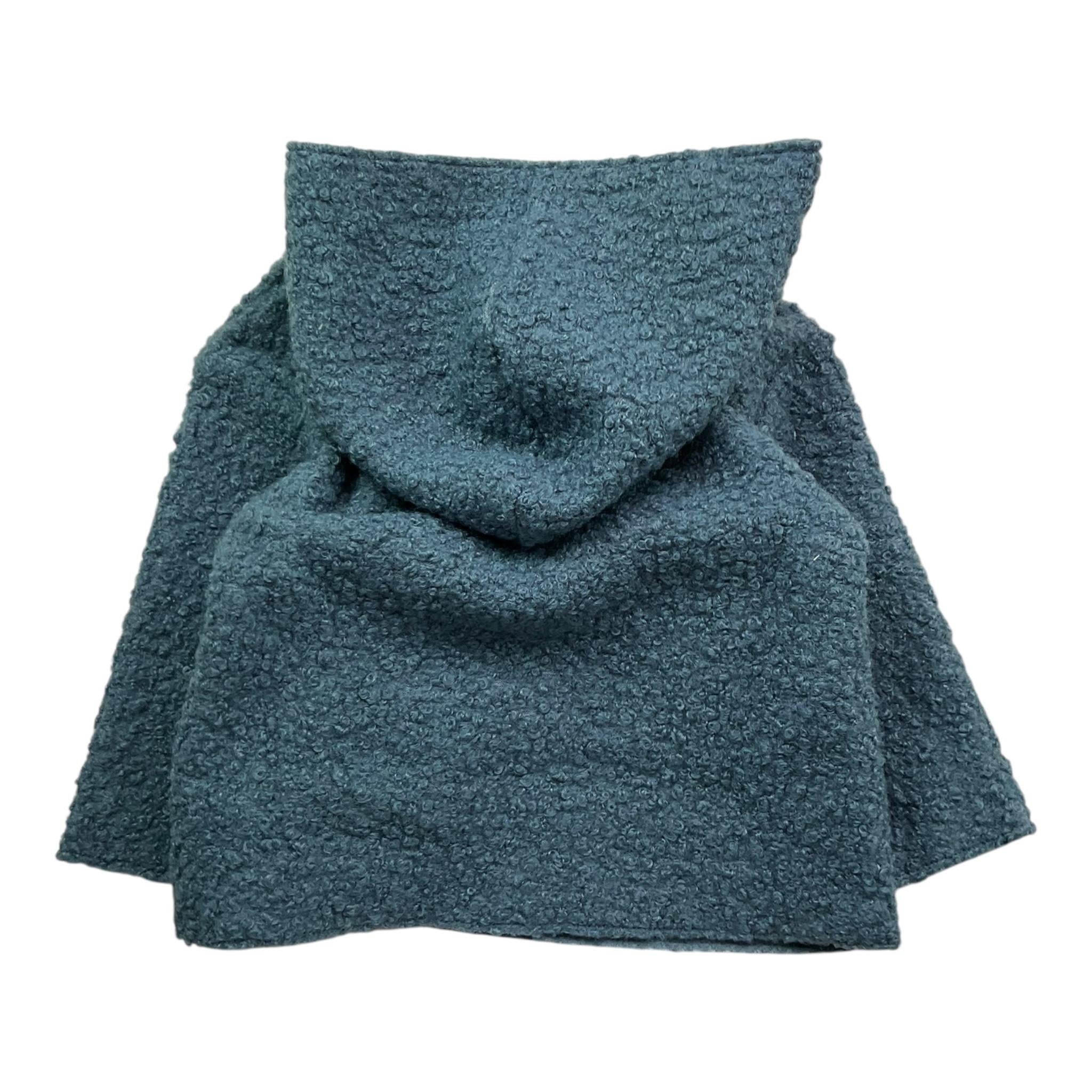 TEDDY E MINOU cardigan tinta unita con cappuccio  Verde per Neonato I24CN016PE027X VERDE TEDDY E MINOU 