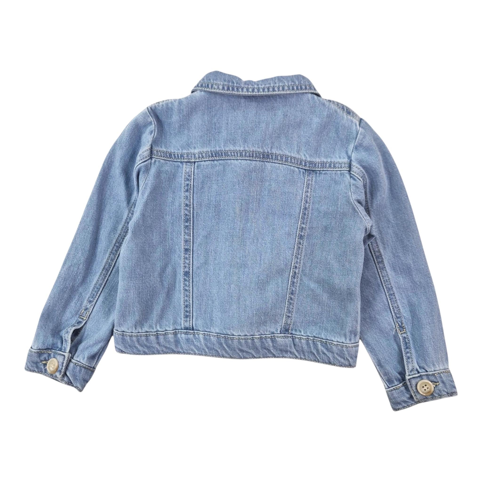 U+È Giubbino In Denim Tinta Unita per Neonata UEM0476 AZZURRO U+è 