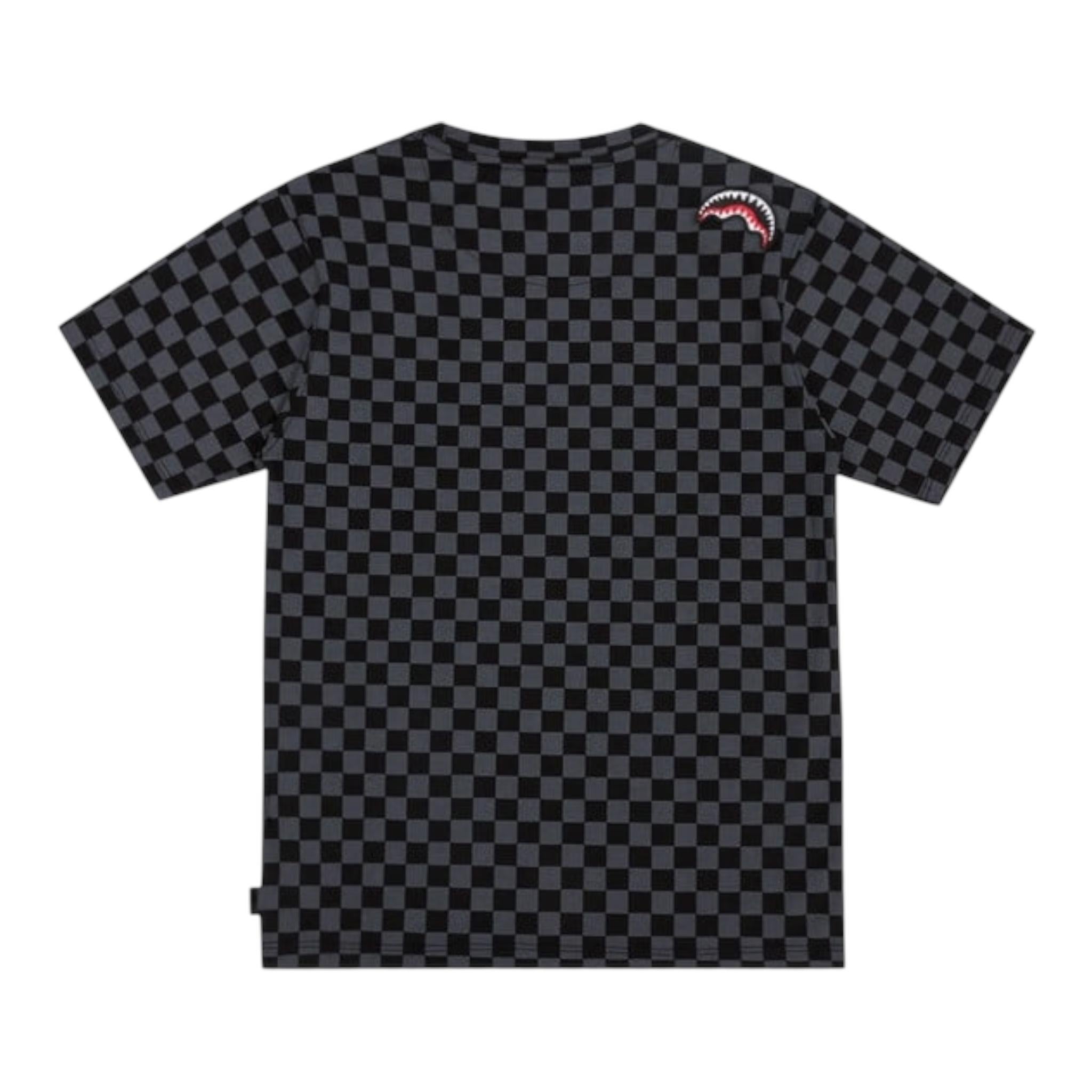 Sprayground T-Shirt Girocollo Tinta Unita con Stampa per Bambino SPY671BLK NERO SPRAYGROUND 