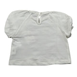 M+E' T-Shirt Girocollo Tinta Unita con Stampa per Neonata UE1424 BIANCO M+E' 