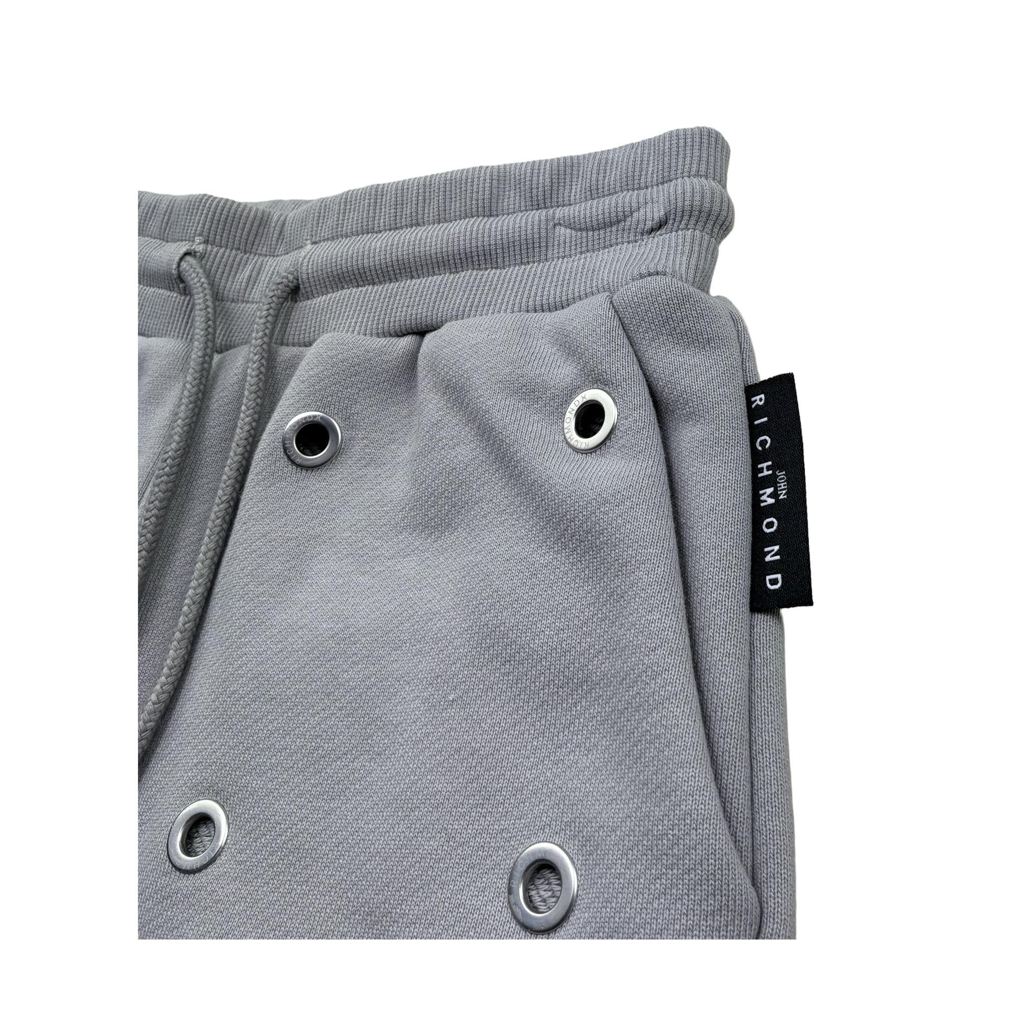 John Richmond Bermuda In Tuta Tinta Unita con Trafori per Bambino RBP26215BE GRIGIO JOHN RICHMOND 