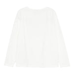 LIU JO shirt girocollo tinta unita con stampa e applicazioni Bianco per Bambina GF4093 BIANCO LIU JO 