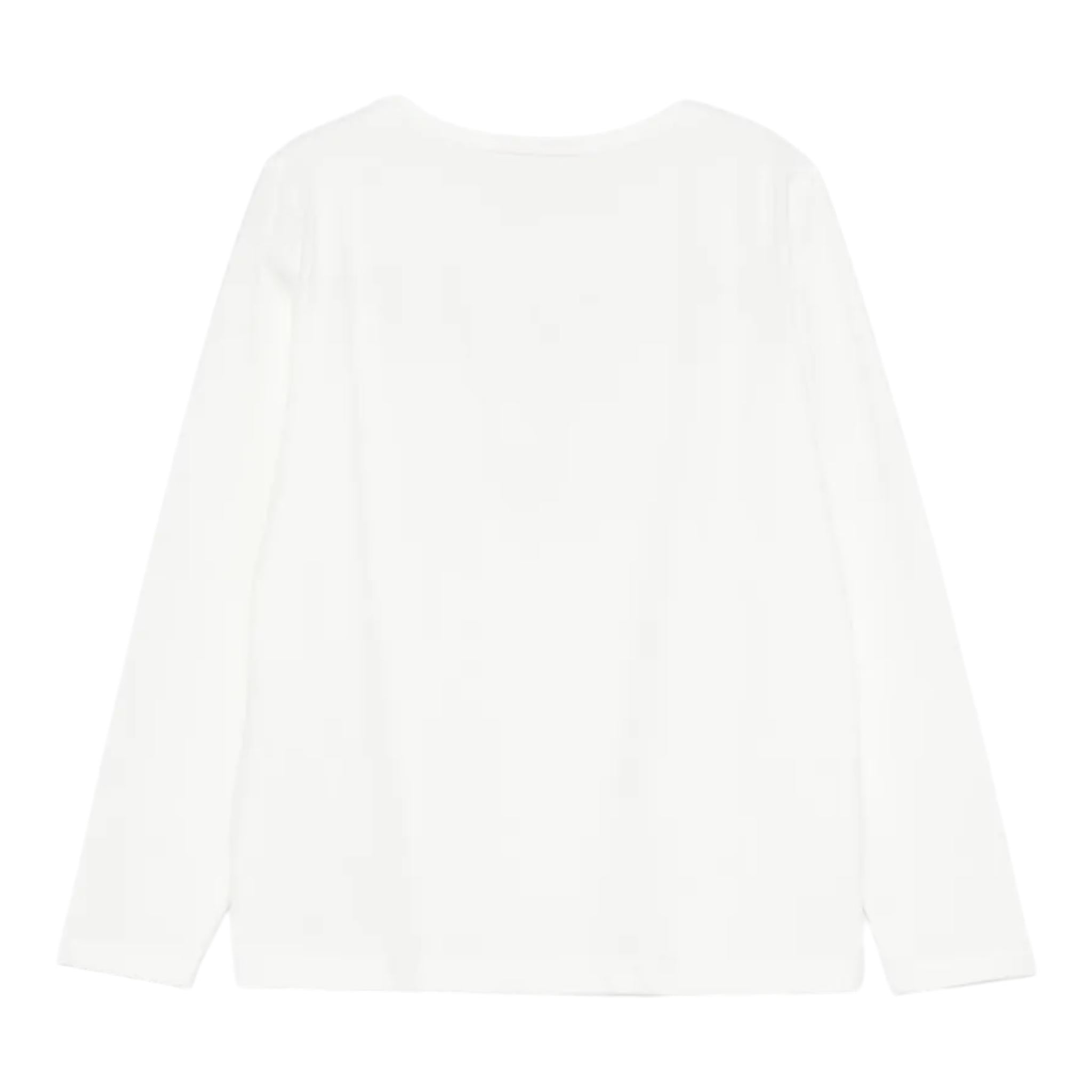 LIU JO shirt girocollo tinta unita con stampa e applicazioni Bianco per Bambina GF4093 BIANCO LIU JO 