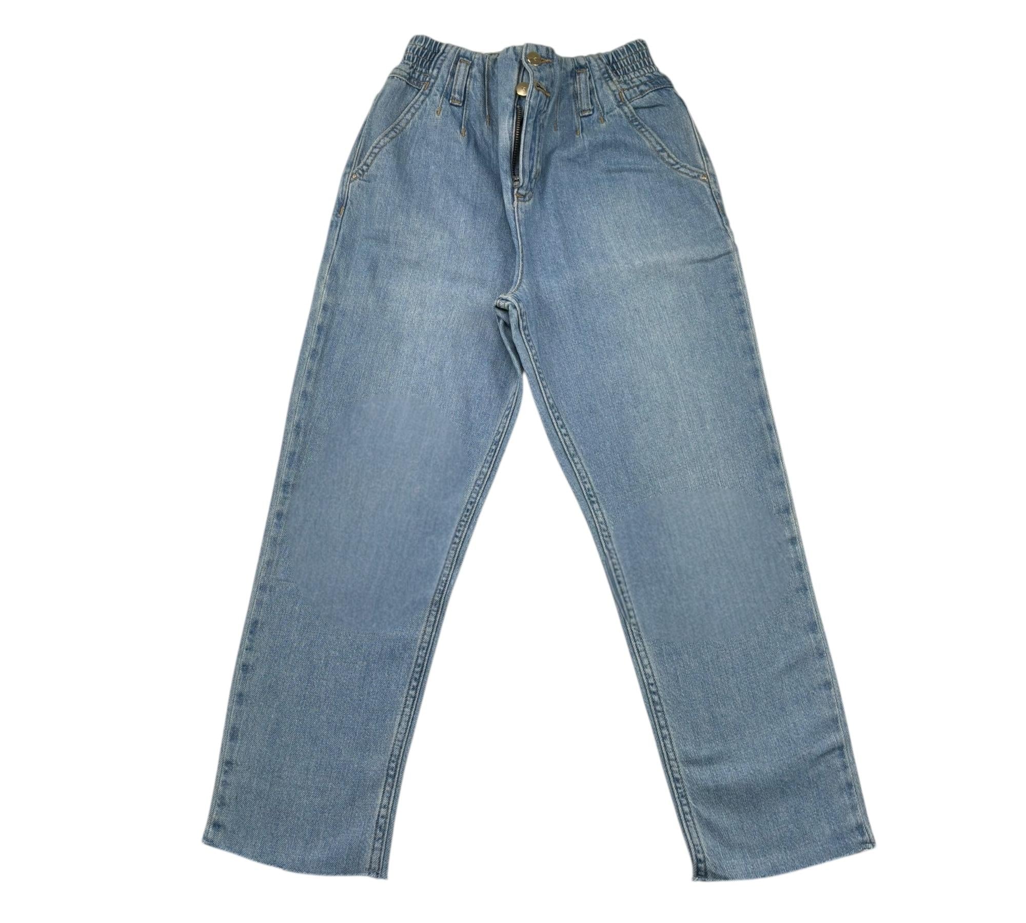 Liu Jo Jeans Tinta Unita con Elastico In Vita per Bambina GA3110 AZZURRO LIU JO 