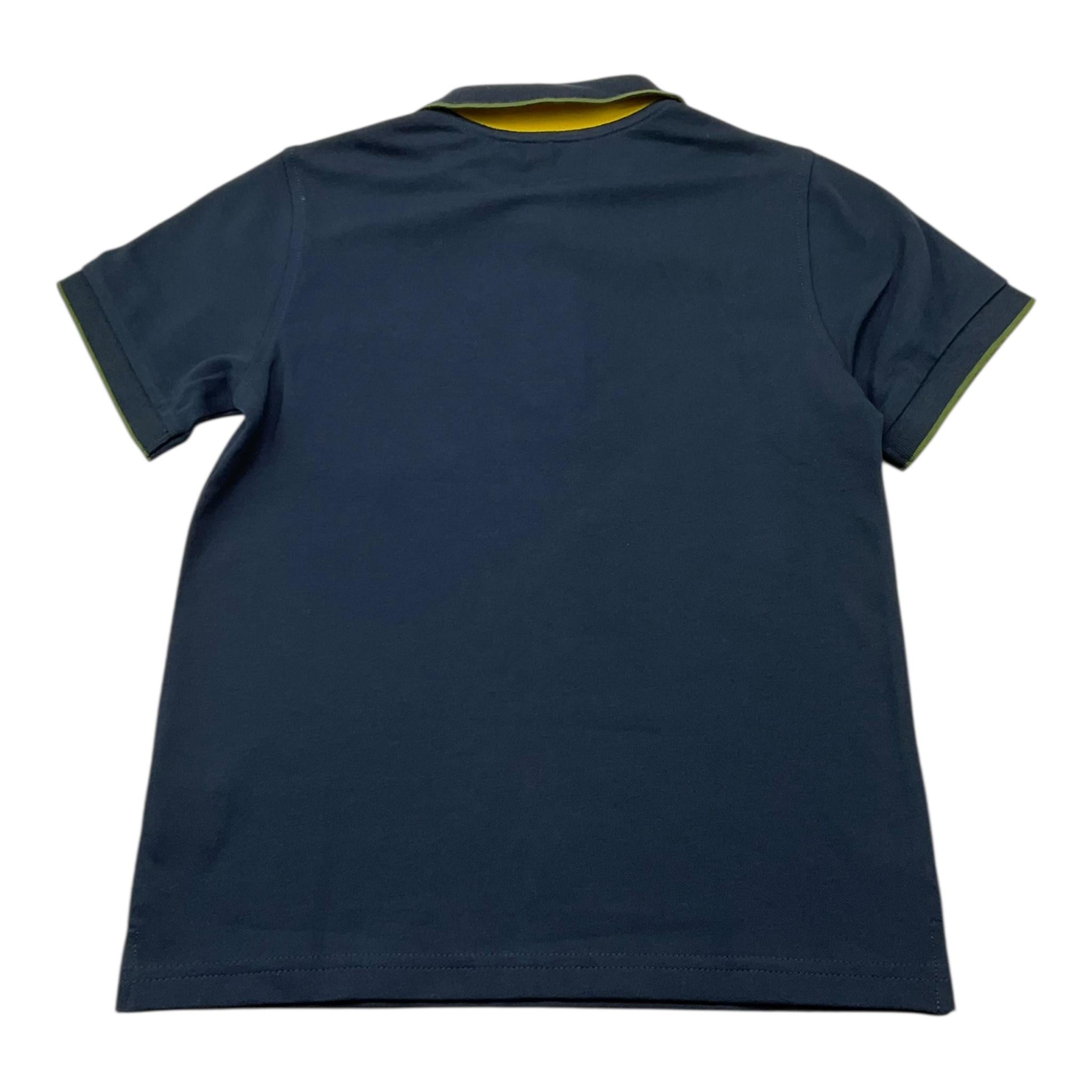 Sun68 Polo Mezza Manica Tinta Unita per Bambino CPA35327 BLU SUN68 