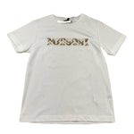 Missoni T-Shirt Girocollo Tinta Unita con Stampa per Bambina MU8A61 BIANCO MISSONI 