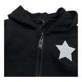 John Richmond Felpa con Zip E Cappuccio Tinta Unita per Neonata RIP26129FE NERO JOHN RICHMOND 