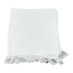 Cnd Coperta Tinta Unita con Ricami per Neonata 55737010 BIANCO CND 