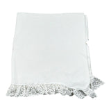 Cnd Coperta Tinta Unita con Ricami per Neonata 55737010 BIANCO CND 