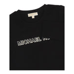 MICHAEL KORS shirt girocollo tinta unita con stampa Nero per Neonata R30138 NERO MICHAEL KORS 
