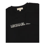 MICHAEL KORS shirt girocollo tinta unita con stampa Nero per Neonata R30138 NERO MICHAEL KORS 