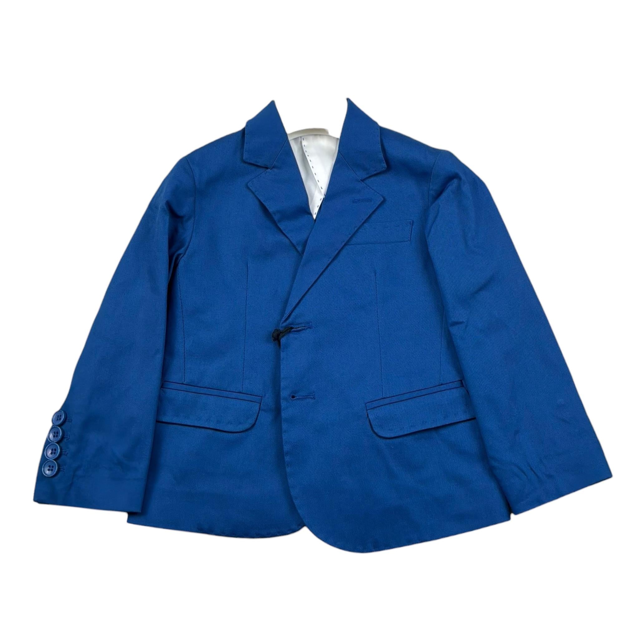 Manuell & Frank Giacca Tinta Unita per Bambino MF6025B BLU MANUELL & FRANK 