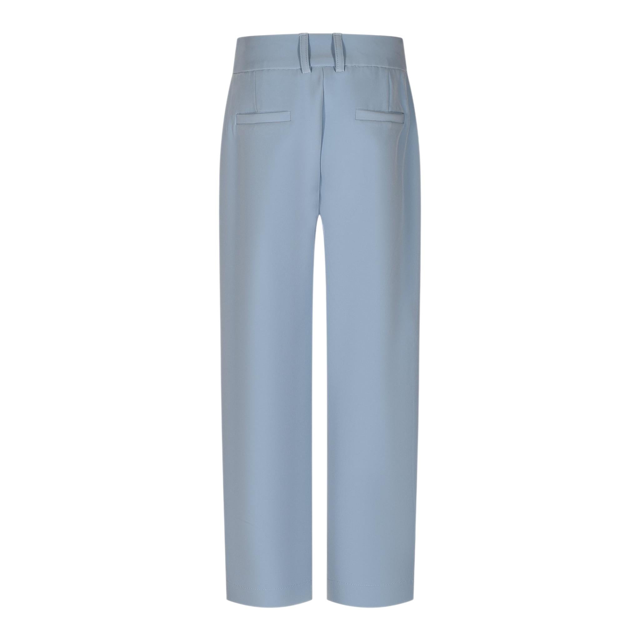 Fun & Fun Pantalone Tinta Unita con Girvita Regolabile per Bambina FCJPT01111X AZZURRO FUN & FUN 