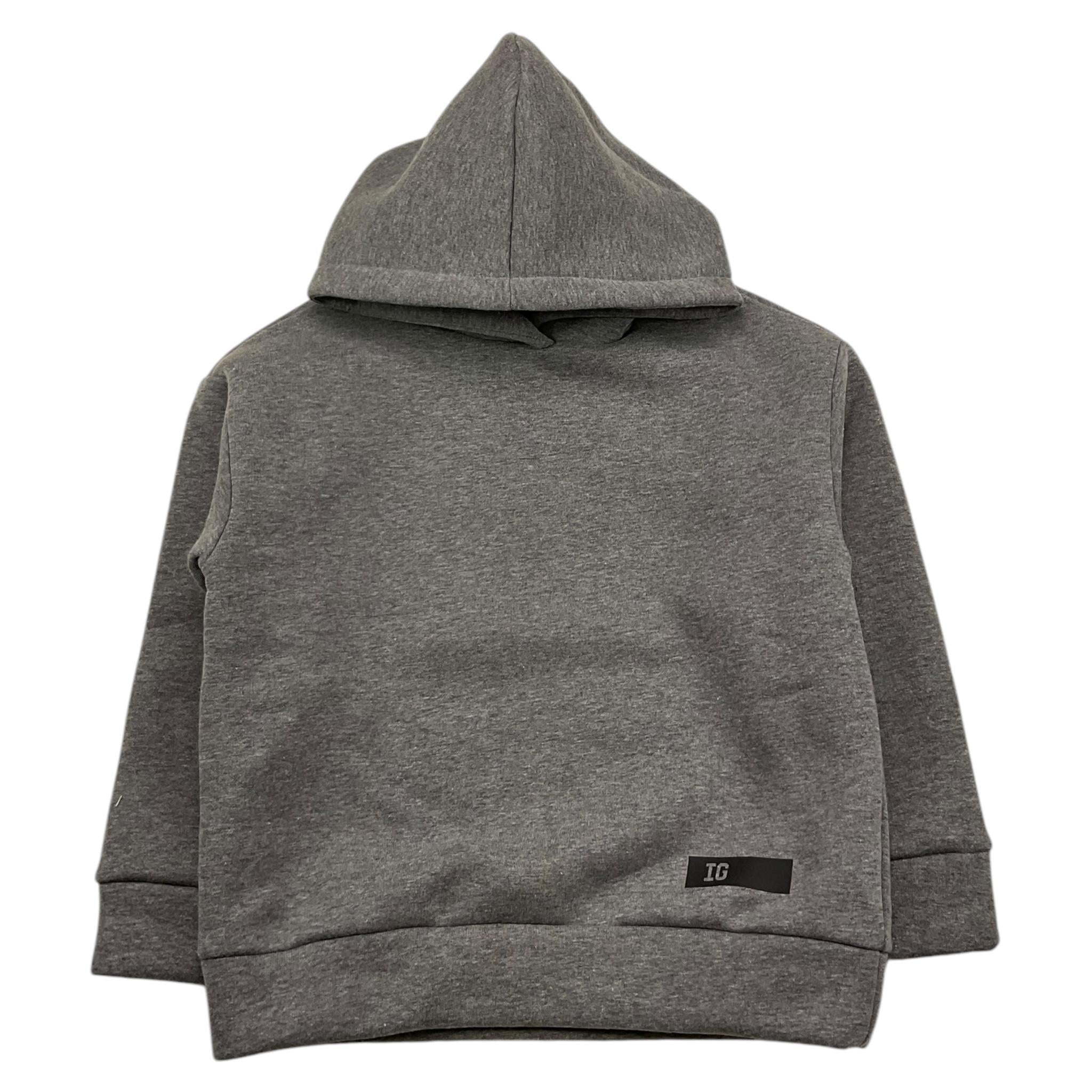 IL GUFO felpa chiusa con cappuccio tinta unita Grigio per Bambino 24MF273M0136 GRIGIO IL GUFO 