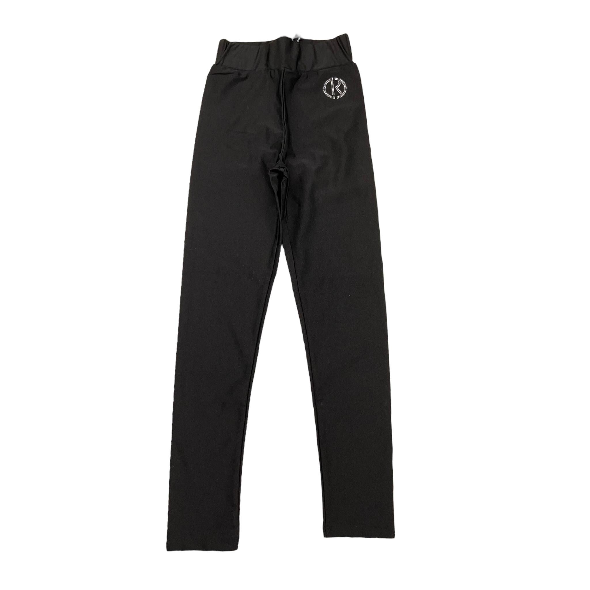 RELISH leggins tinta unita con brillantini Nero per Bambina RGA2407036006 NERO RELISH 
