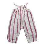 Play Up Salopette Fantasia A Righe per Neonata PA022AQ11503 BIANCO/ROSA PLAY UP 