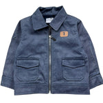 Trussardi Giubbino Tinta Unita con Zip per Neonato TIP26042GB BLU TRUSSARDI 