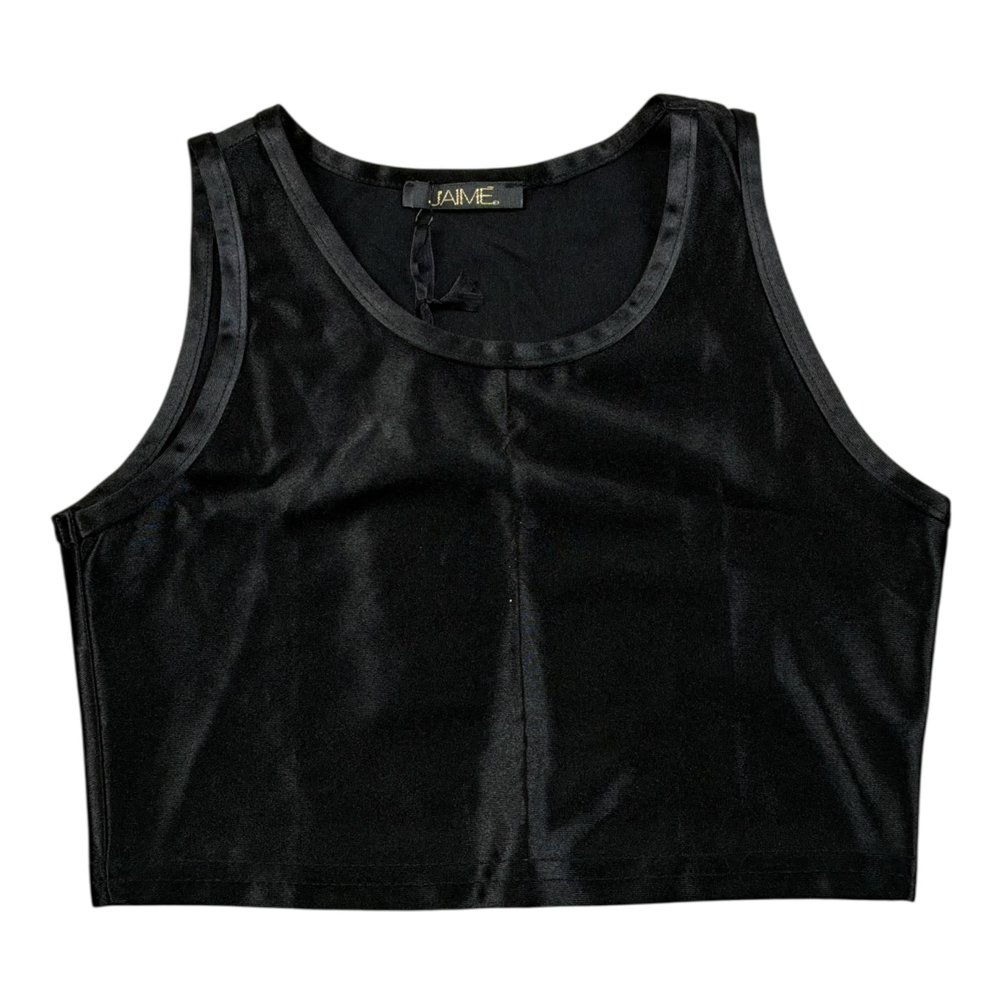 J'Aime' Top Giromanica tinta unita Nero per Bambina 5117G NERO J'AIME' 